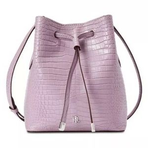 New Ralph Lauren Dryden Debby II mini embossed bag